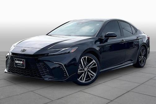 Midnight Black Metallic 2025 Toyota Camry XSE