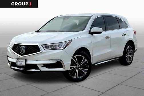 Platinum White Pearl 2020 Acura MDX 3.5L w/Technology Package