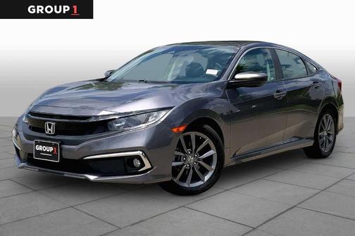 Modern Steel Metallic 2020 Honda Civic EX