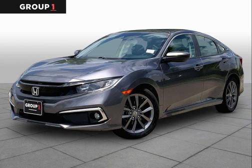 Modern Steel Metallic 2020 Honda Civic EX
