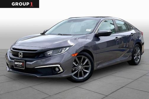 Modern Steel Metallic 2020 Honda Civic EX