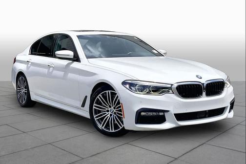Mineral White Metallic 2018 BMW 540 540i