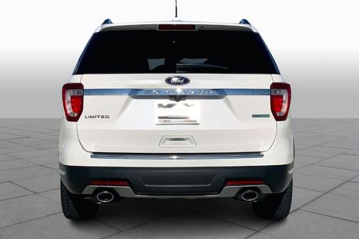 White Platinum Tri-Coat Metallic 2019 Ford Explorer Limited