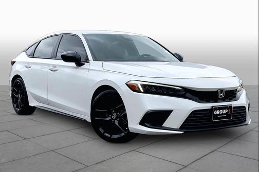 Platinum White Pearl 2023 Honda Civic Sport