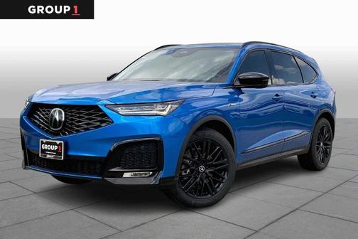 Blue 2026 Acura MDX A-Spec Advance Package