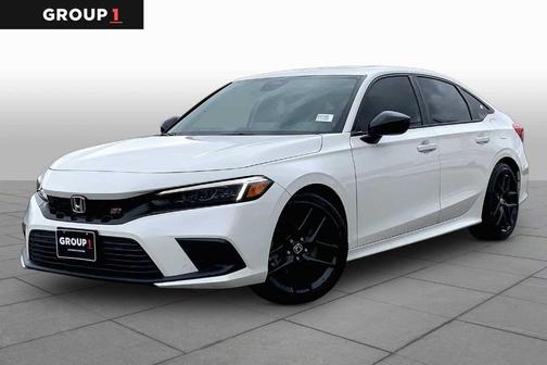 Platinum White Pearl 2024 Honda Civic Si Base