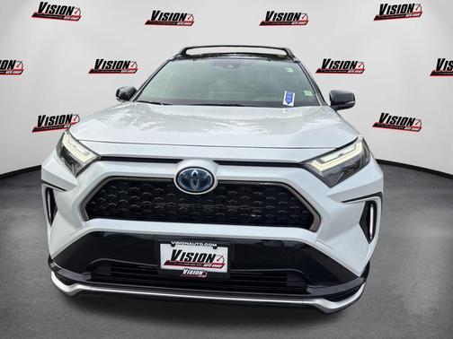 Wind Chill Pearl/Midnight Black Metallic 2023 Toyota RAV4 Prime XSE