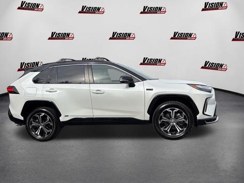 Wind Chill Pearl/Midnight Black Metallic 2023 Toyota RAV4 Prime XSE