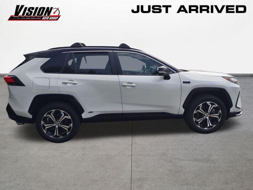 Wind Chill Pearl/Midnight Black Metallic 2023 Toyota RAV4 Prime XSE