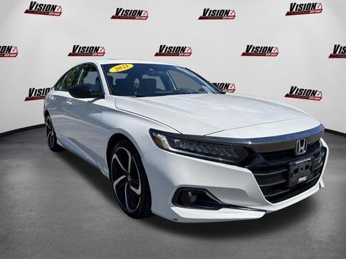 Platinum White Pearl 2021 Honda Accord Sport 2.0T