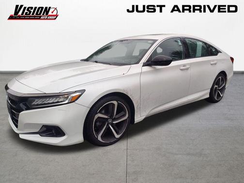 Platinum White Pearl 2021 Honda Accord Sport 2.0T