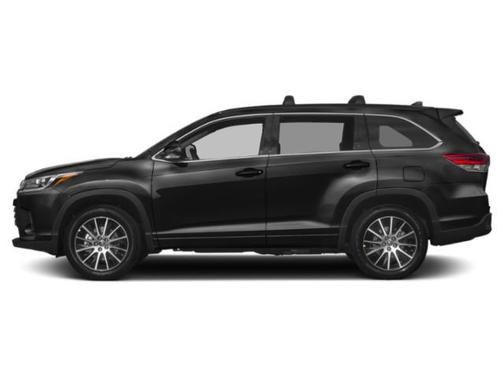 Midnight Black Metallic 2019 Toyota Highlander SE