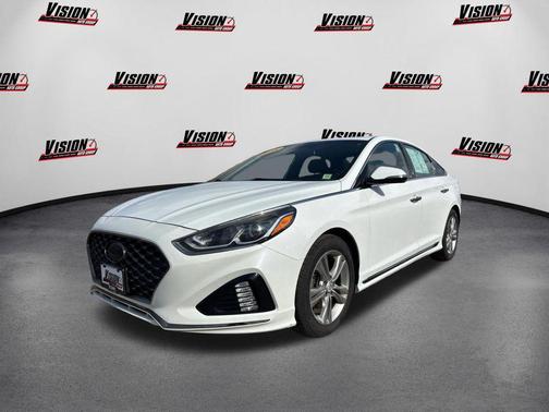 Quartz White Pearl 2018 Hyundai SONATA Sport