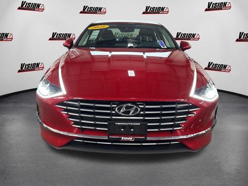 Calypso Red 2021 Hyundai SONATA Blue