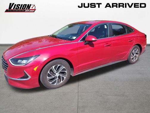 Calypso Red 2021 Hyundai SONATA Blue
