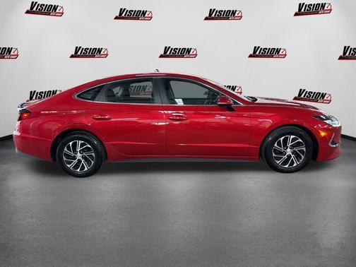 Calypso Red 2021 Hyundai SONATA Blue