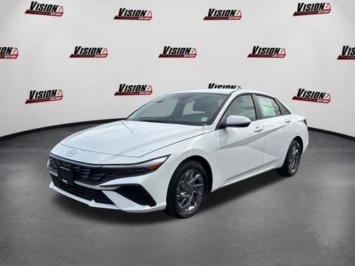 Serenity White 2026 Hyundai ELANTRA HEV Blue