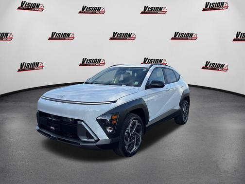 Atlas White 2026 Hyundai KONA SEL Premium