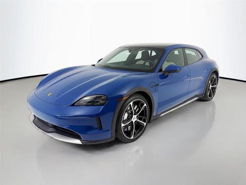 Neptune Blue 2025 Porsche Taycan 4