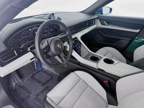 Neptune Blue 2025 Porsche Taycan 4