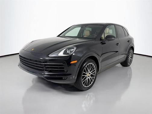 Black 2023 Porsche Cayenne Platinum Edition