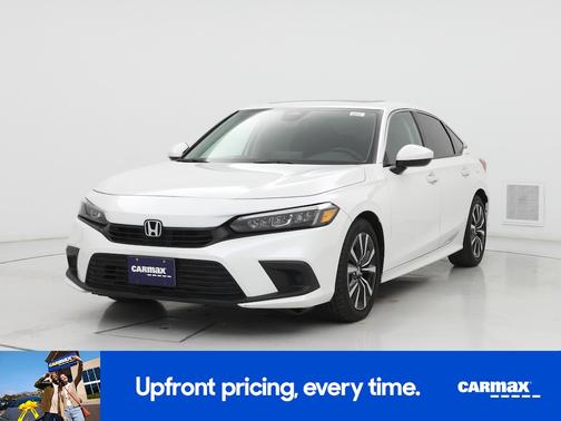 White 2022 Honda Civic EX