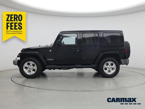 Black 2015 Jeep Wrangler Unlimited Sahara