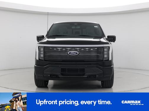 Black 2022 Ford F-150 Lightning Platinum