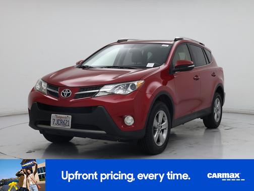 Red 2015 Toyota RAV4 XLE