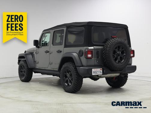 Gray 2020 Jeep Wrangler Unlimited Willys
