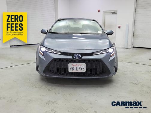 Blue 2022 Toyota Corolla Hybrid LE