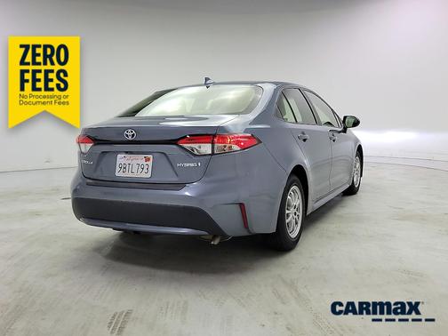 Blue 2022 Toyota Corolla Hybrid LE