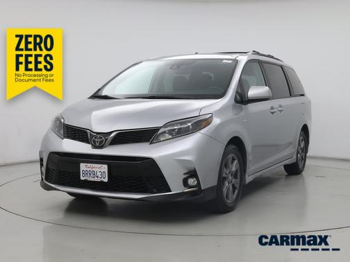 Silver 2020 Toyota Sienna SE