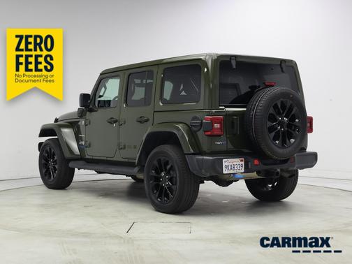 Green 2022 Jeep Wrangler Unlimited 4xe Unlimited Sahara