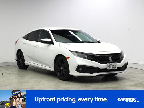 White 2020 Honda Civic Sport