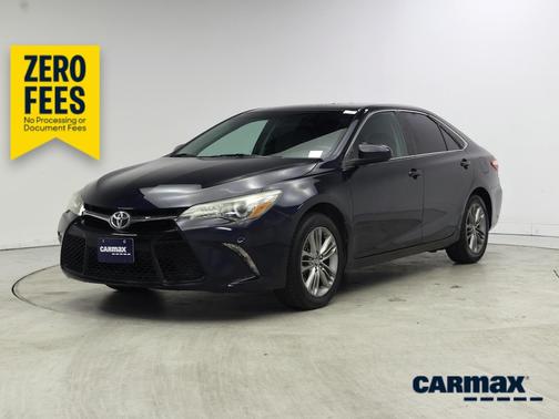 Blue 2016 Toyota Camry SE