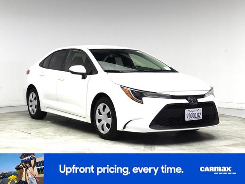 White 2022 Toyota Corolla LE
