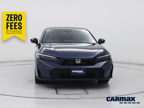 Blue 2025 Honda Civic Hybrid Sport