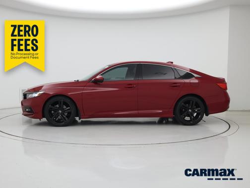 Red 2018 Honda Accord Sport