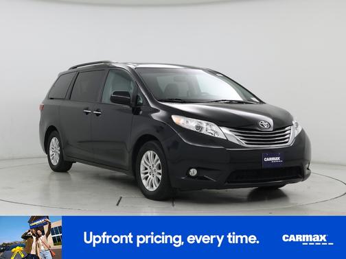 Black 2017 Toyota Sienna XLE