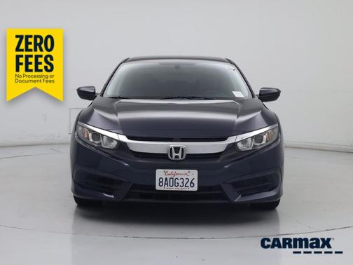 Blue 2017 Honda Civic LX