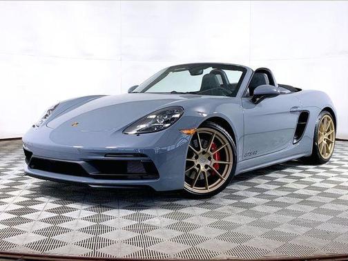 Arctic Gray 2025 Porsche 718 Boxster GTS 4.0