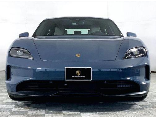 Blue 2025 Porsche Taycan 4