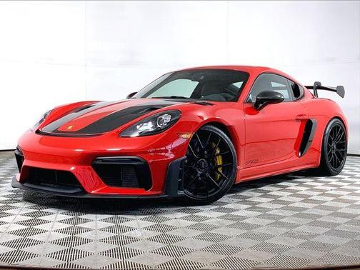 Red 2025 Porsche 718 Cayman GT4 RS