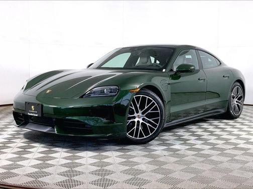Green Metallic 2025 Porsche Taycan 4