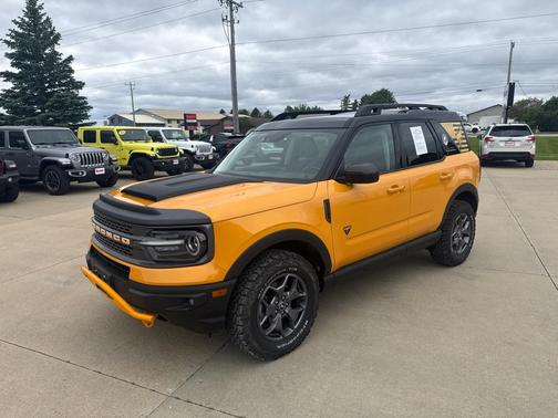 Cyber Orange 2022 Ford Bronco Sport Badlands