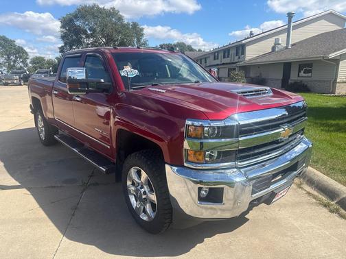 Maroon 2018 Chevrolet Silverado 2500 LTZ