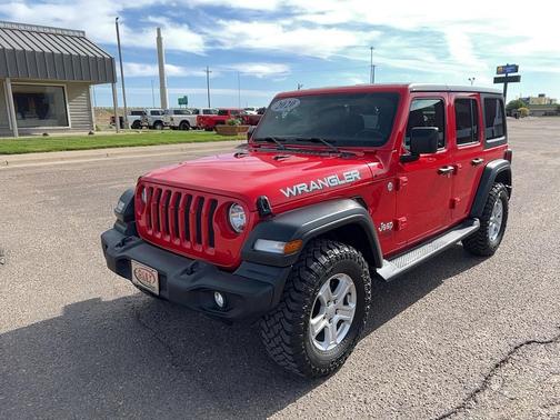 Firecracker Red Clearcoat 2020 Jeep Wrangler Unlimited Sport