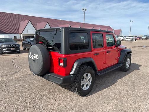 Firecracker Red Clearcoat 2020 Jeep Wrangler Unlimited Sport
