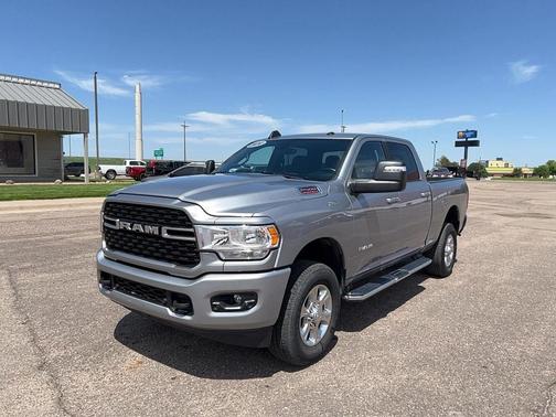 Billet Silver Metallic Clearcoat 2024 RAM 2500 Big Horn Crew Cab 4x4 6'4' Box